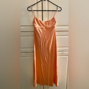 Wilfred Strapless Dress in Soft Coral